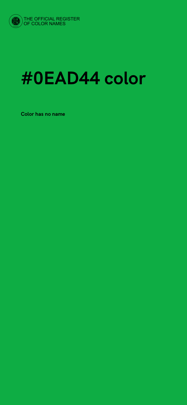 #0EAD44 color image