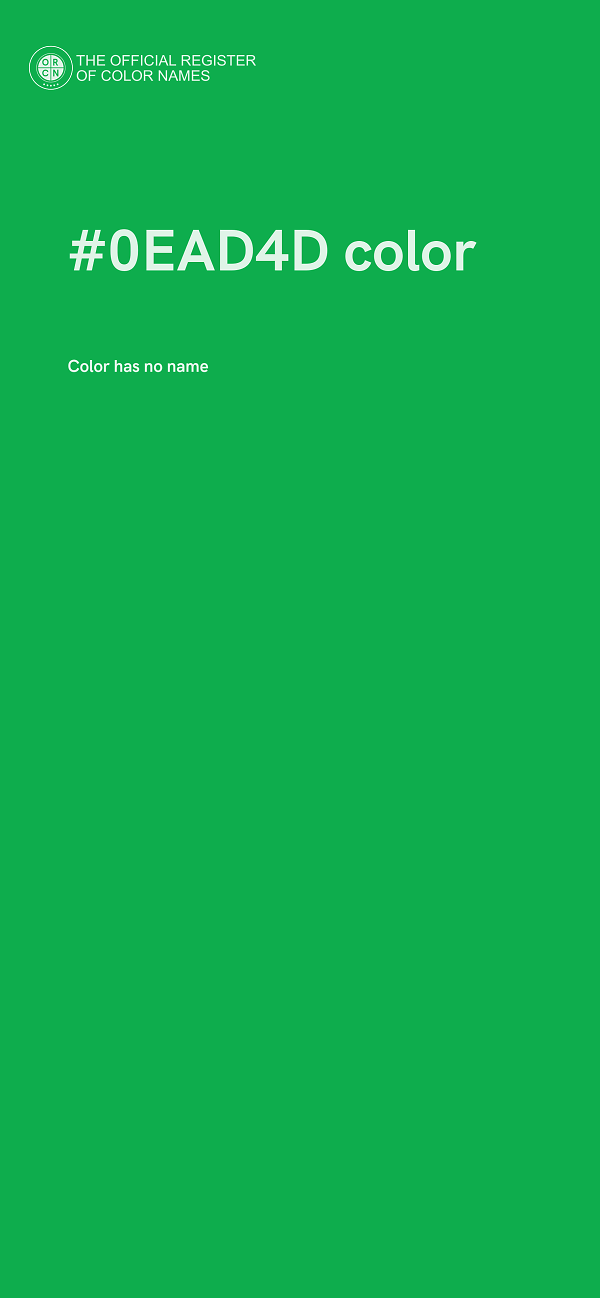 #0EAD4D color image