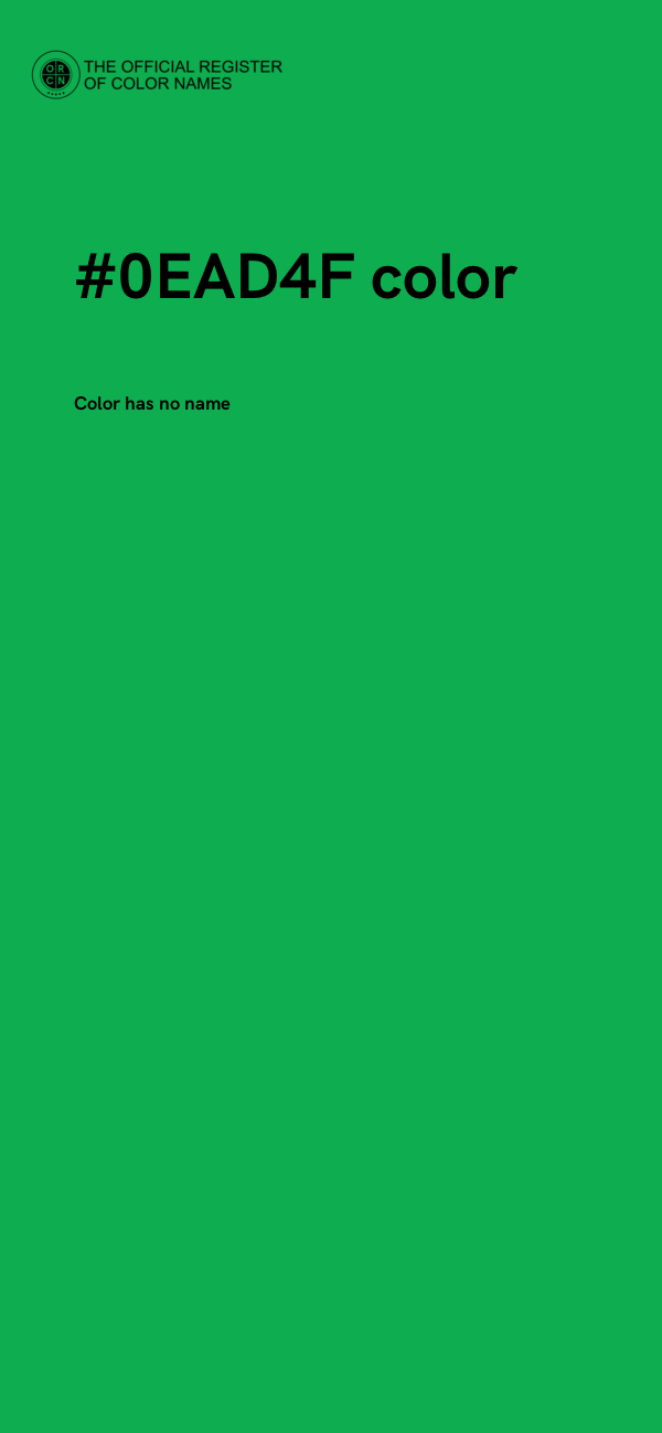 #0EAD4F color image