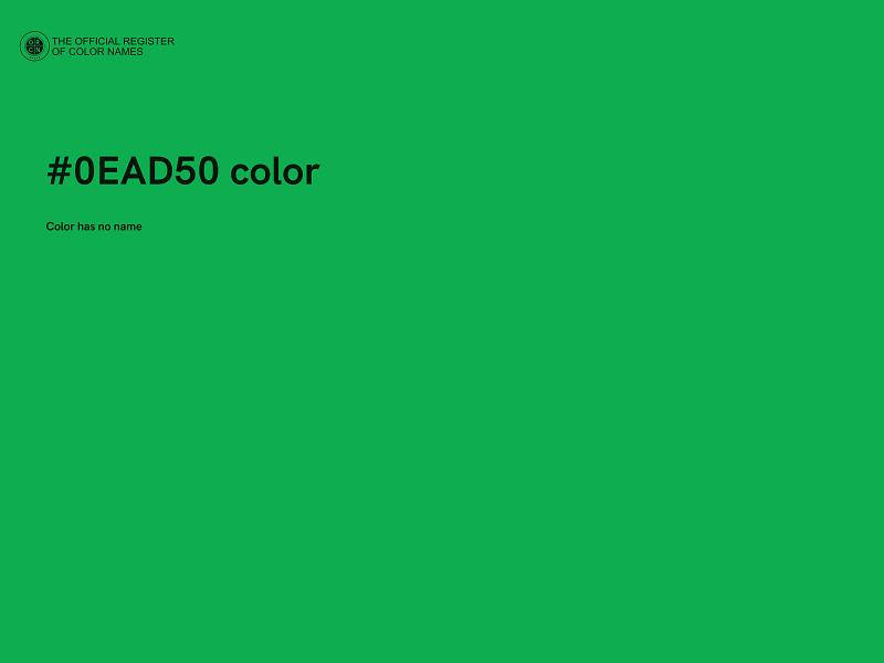 #0EAD50 color image