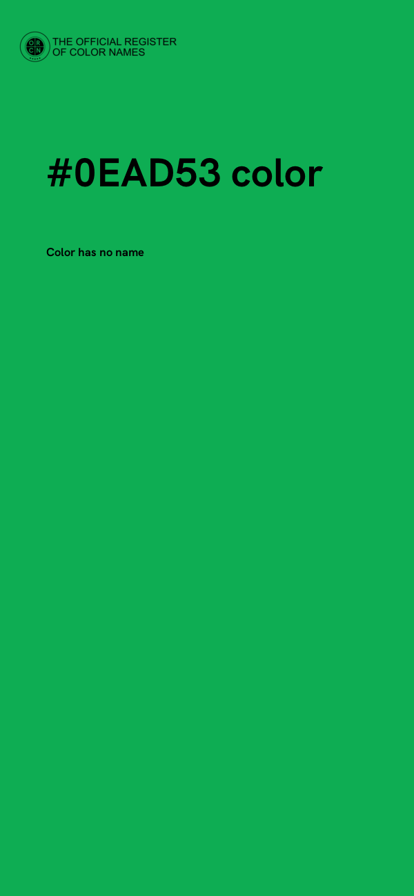#0EAD53 color image