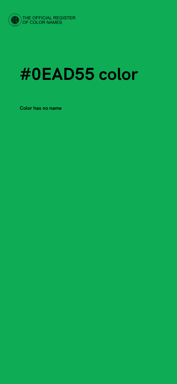#0EAD55 color image