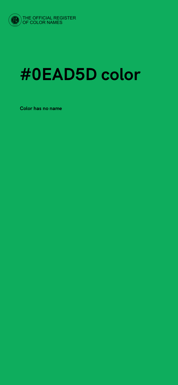 #0EAD5D color image