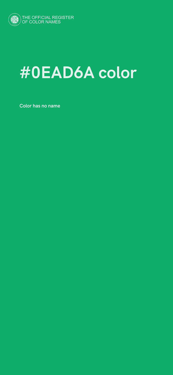 #0EAD6A color image