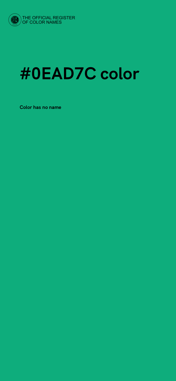 #0EAD7C color image