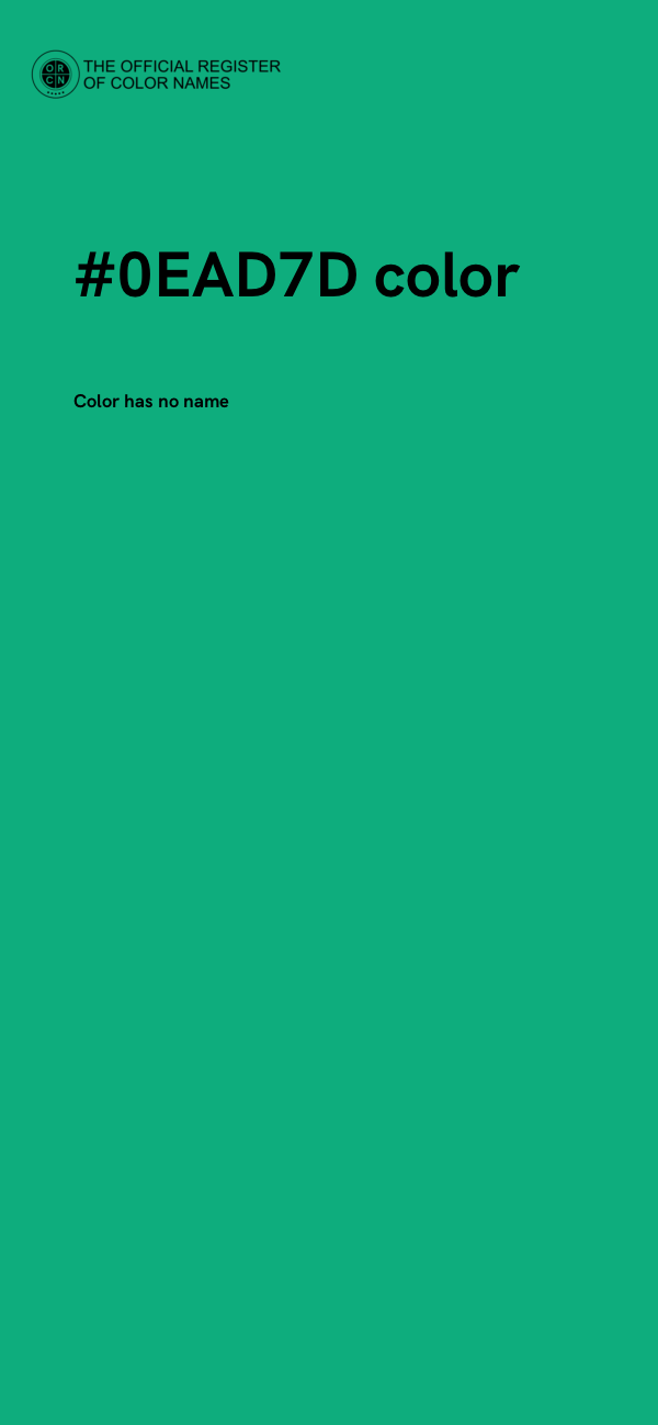 #0EAD7D color image