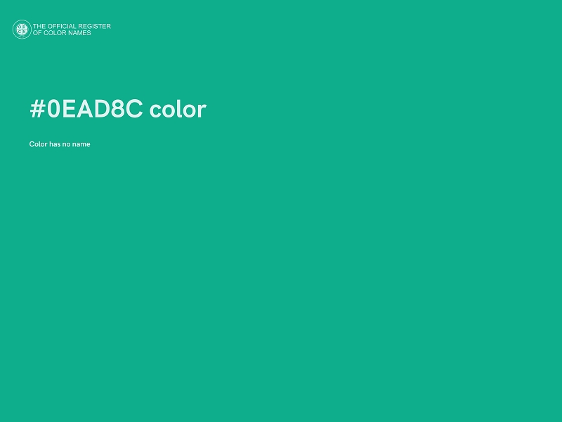 #0EAD8C color image