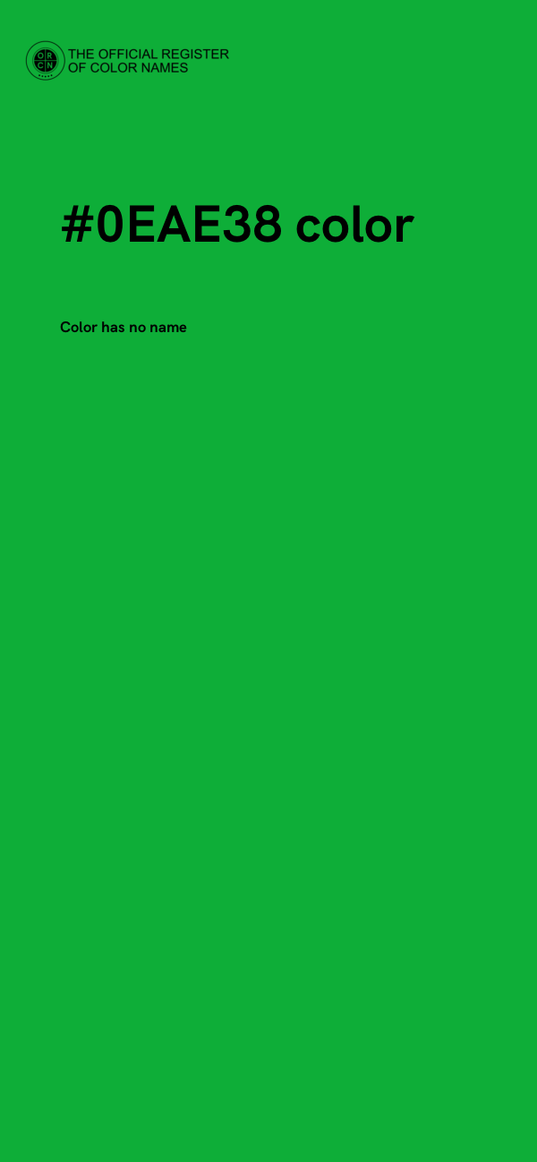 #0EAE38 color image