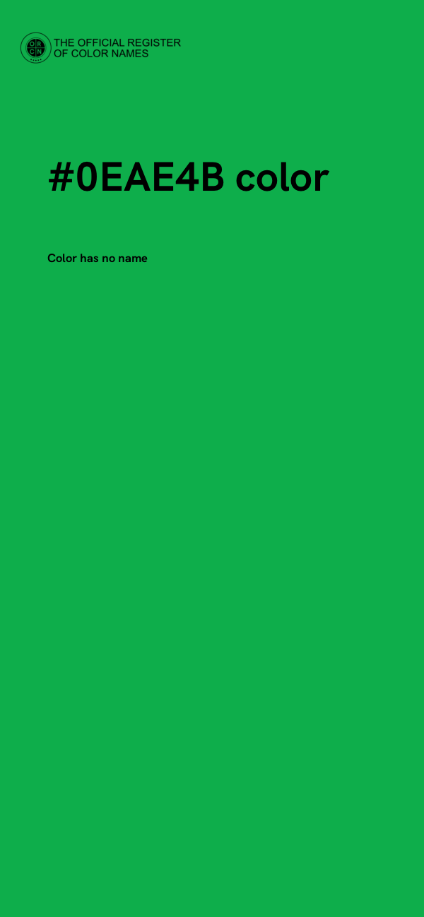 #0EAE4B color image