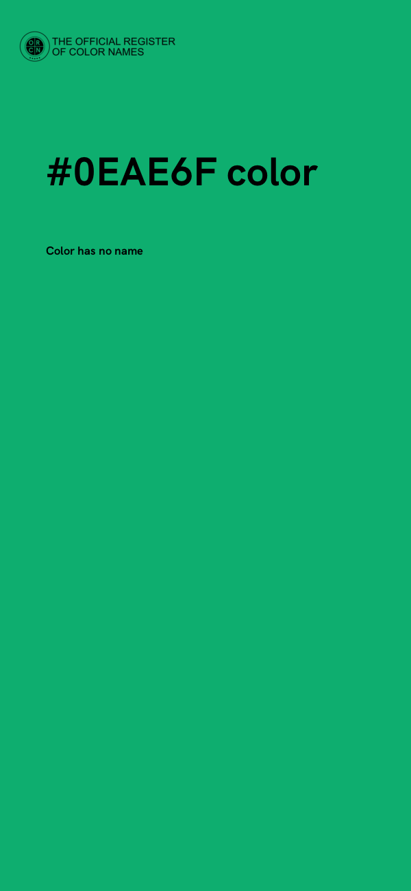 #0EAE6F color image