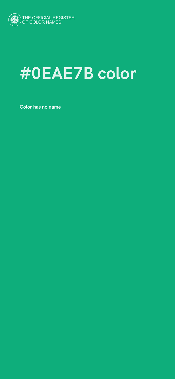 #0EAE7B color image