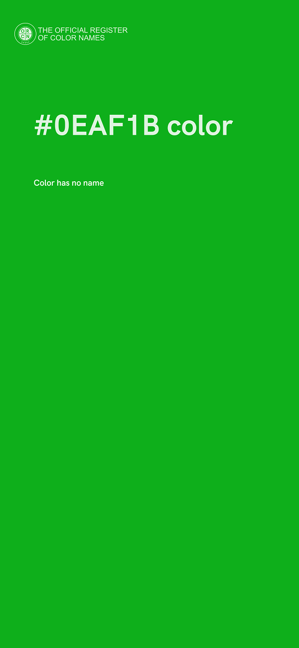 #0EAF1B color image