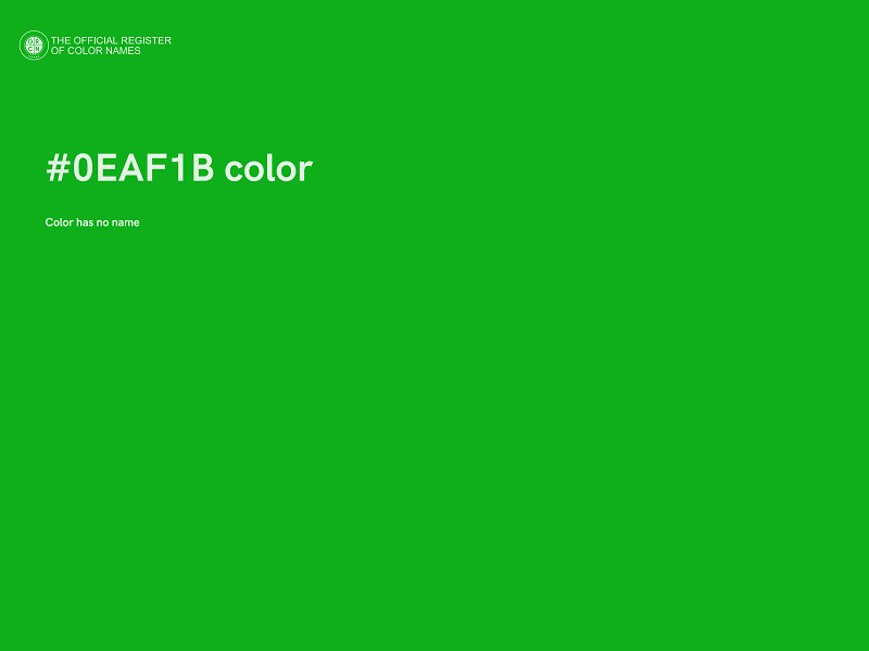#0EAF1B color image