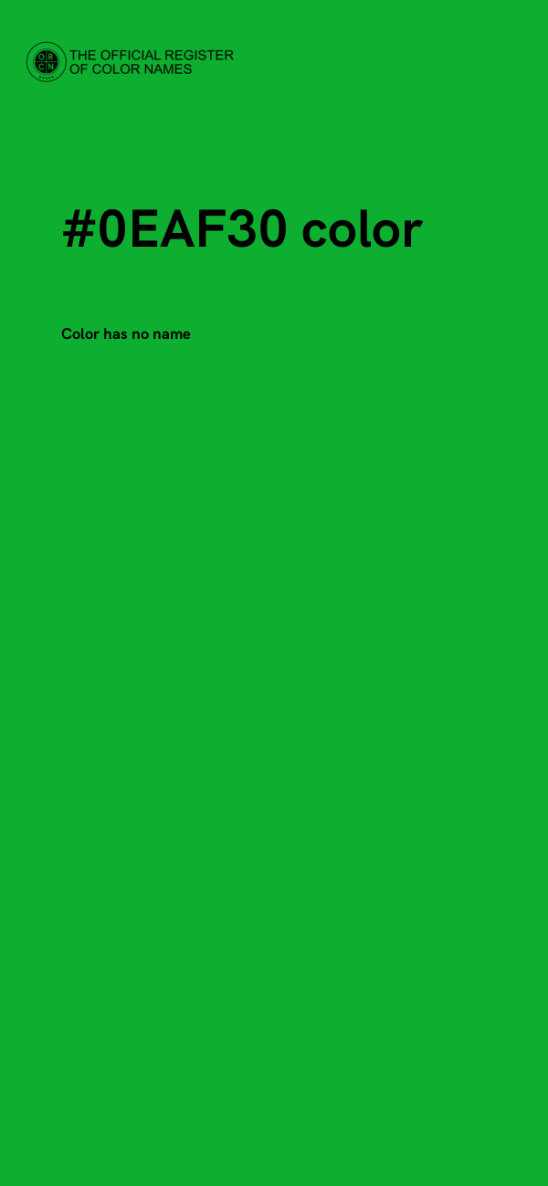 #0EAF30 color image