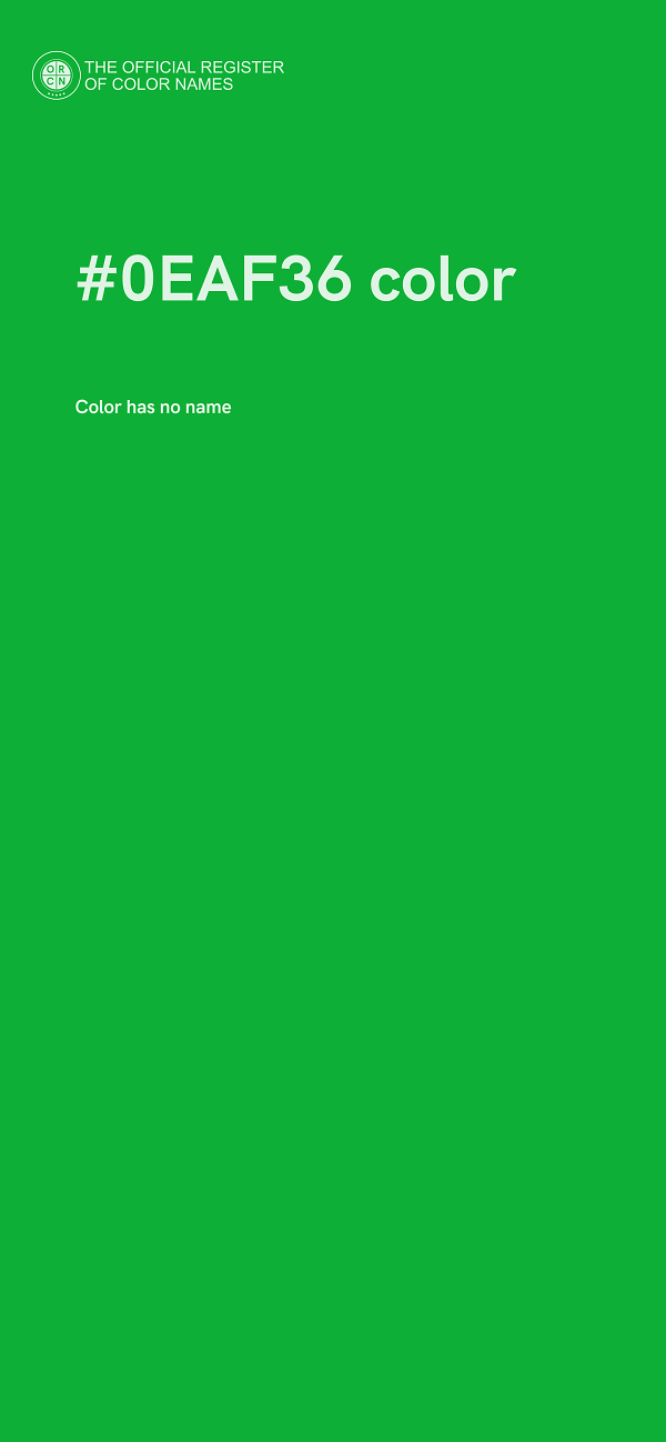 #0EAF36 color image