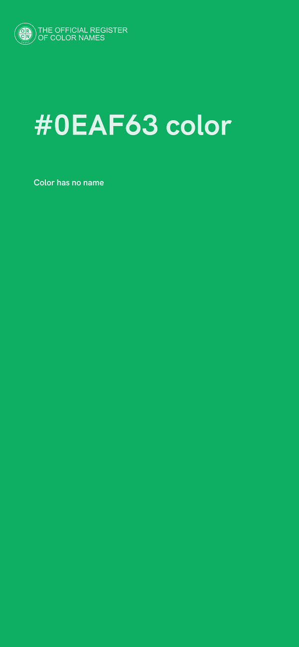 #0EAF63 color image
