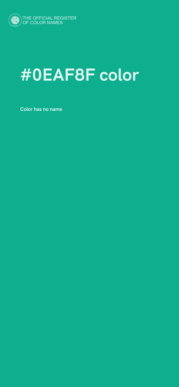 #0EAF8F color image
