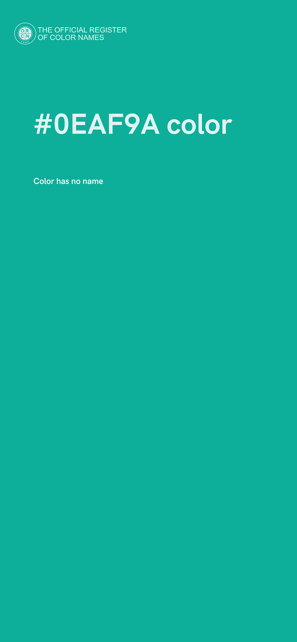 #0EAF9A color image