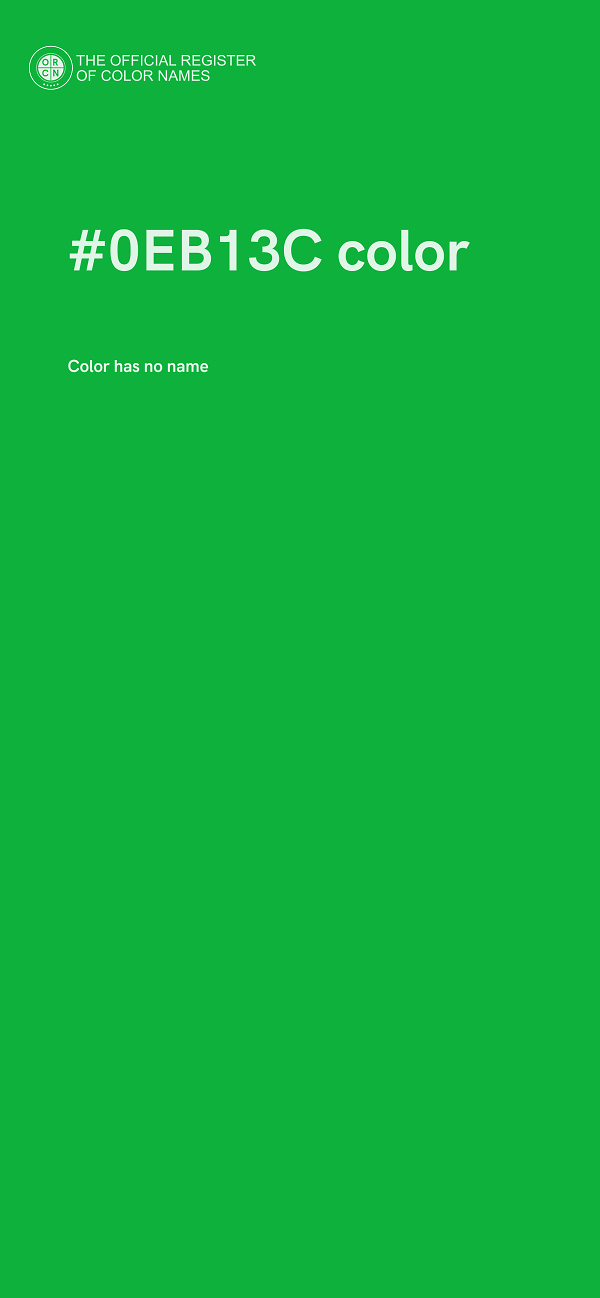 #0EB13C color image