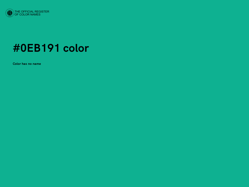 #0EB191 color image