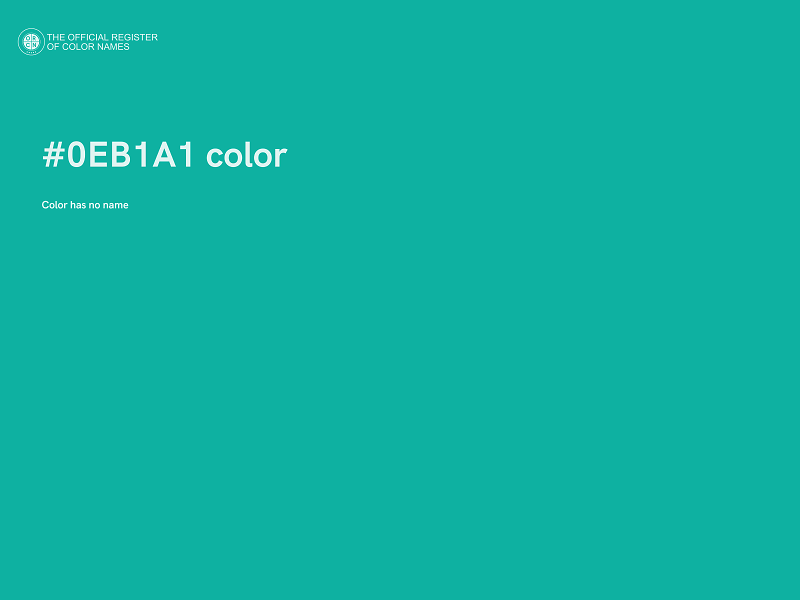 #0EB1A1 color image