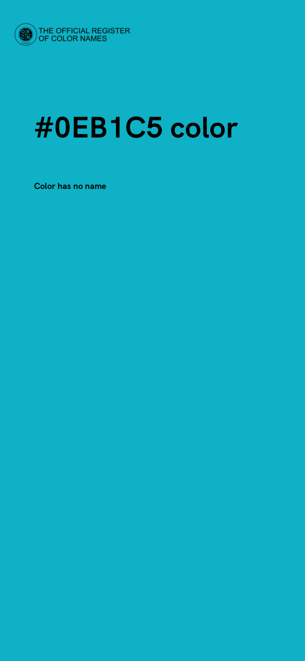 #0EB1C5 color image