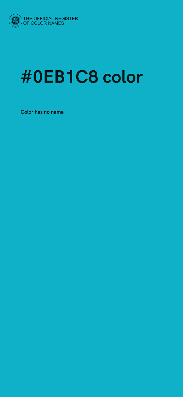 #0EB1C8 color image