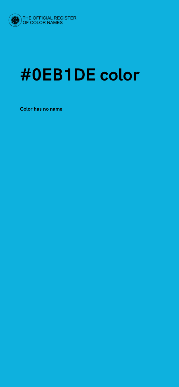 #0EB1DE color image
