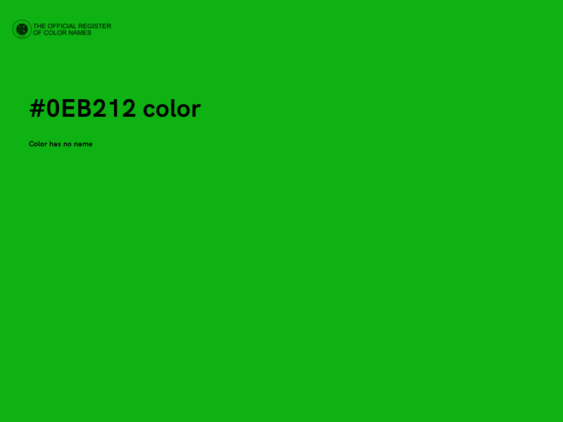 #0EB212 color image