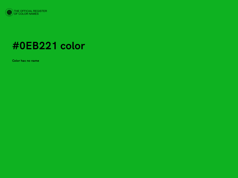 #0EB221 color image