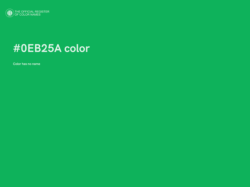 #0EB25A color image