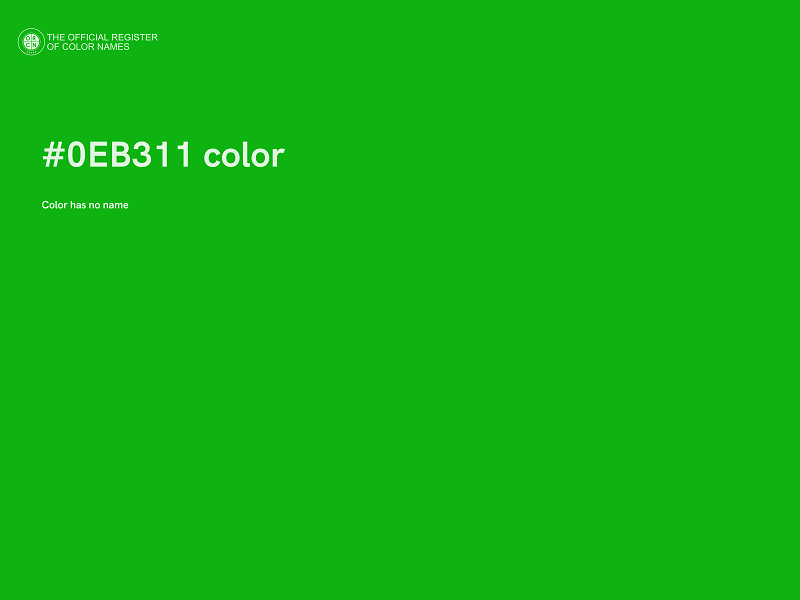 #0EB311 color image