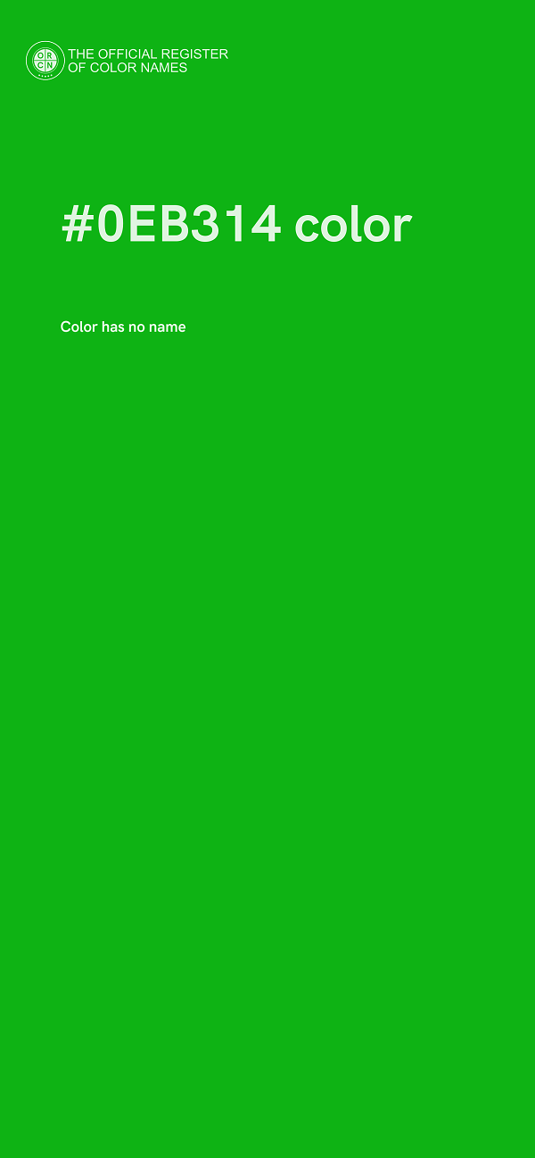 #0EB314 color image
