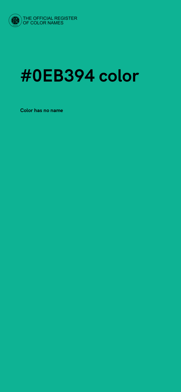 #0EB394 color image