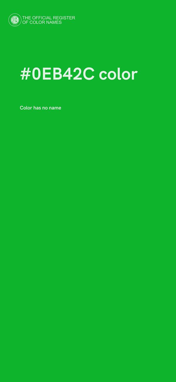 #0EB42C color image