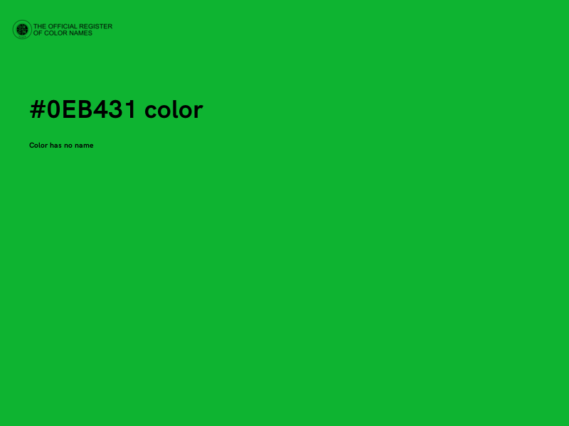 #0EB431 color image