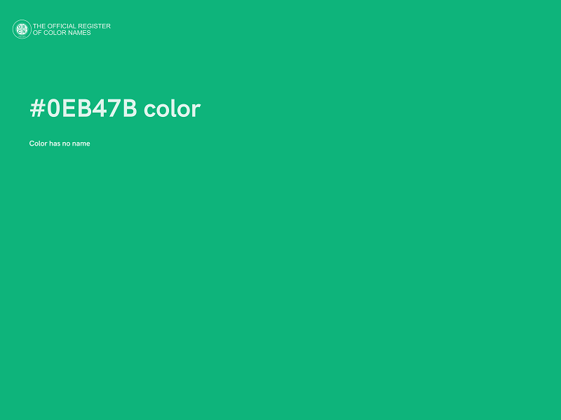 #0EB47B color image