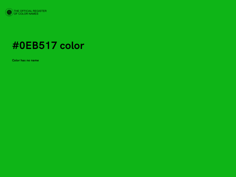 #0EB517 color image