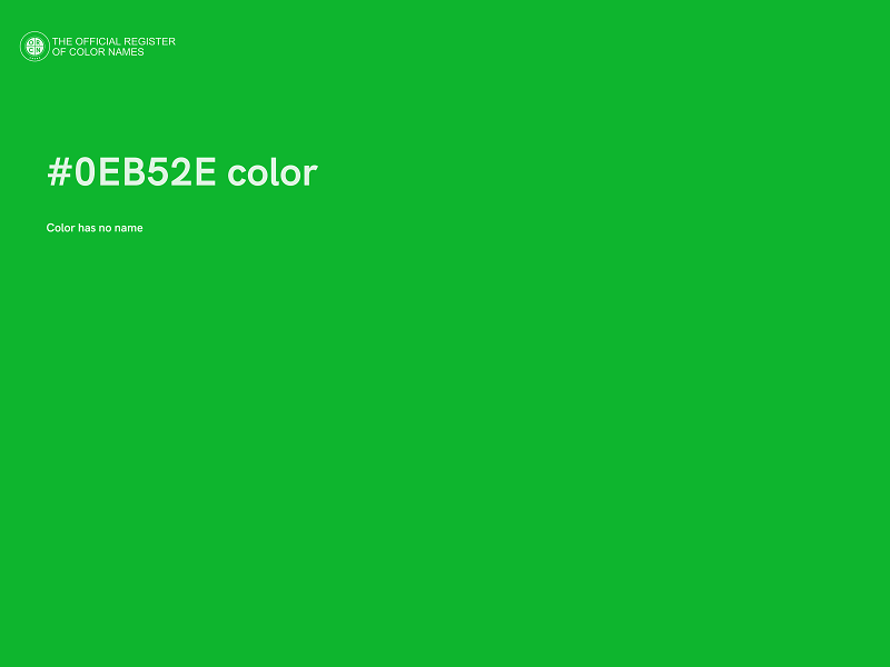 #0EB52E color image