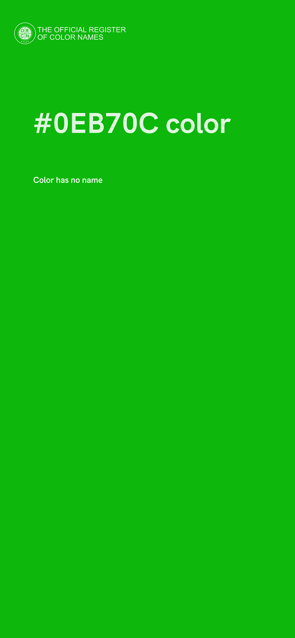 #0EB70C color image
