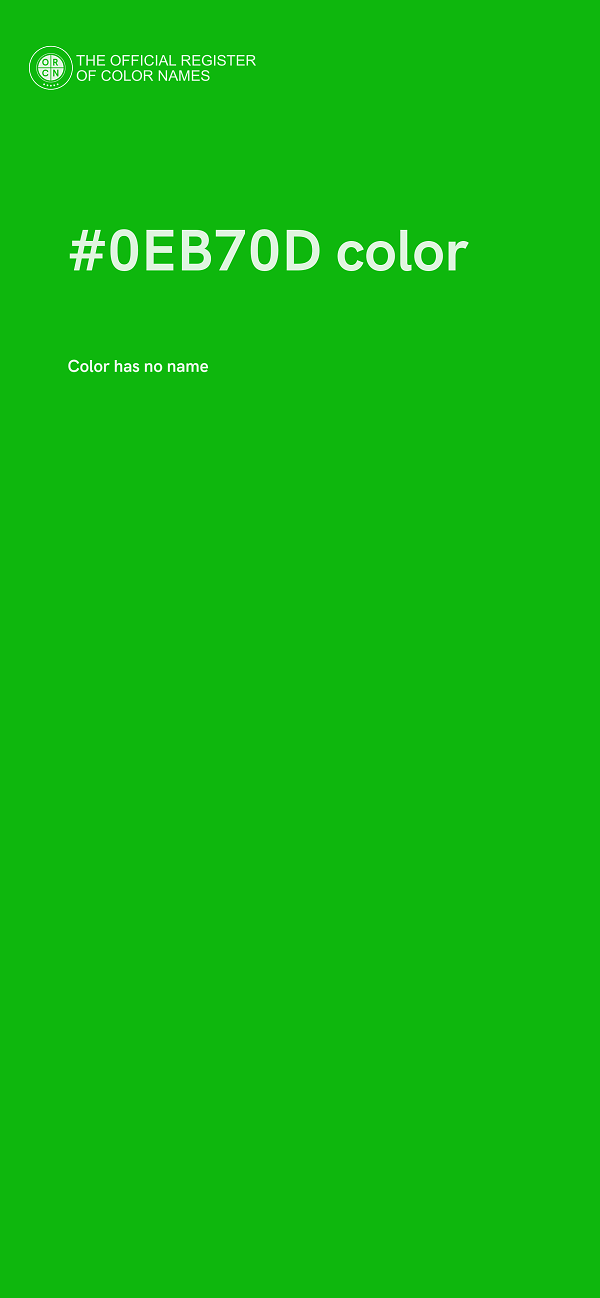 #0EB70D color image