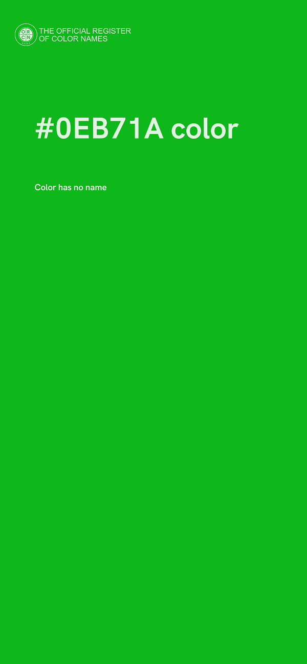 #0EB71A color image