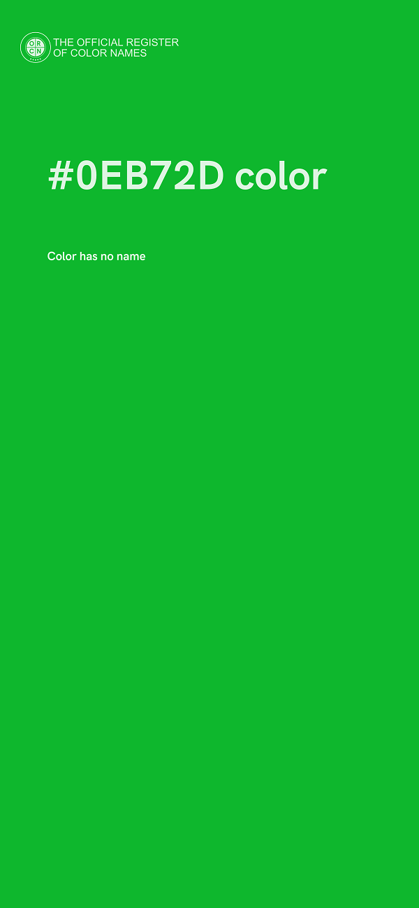 #0EB72D color image