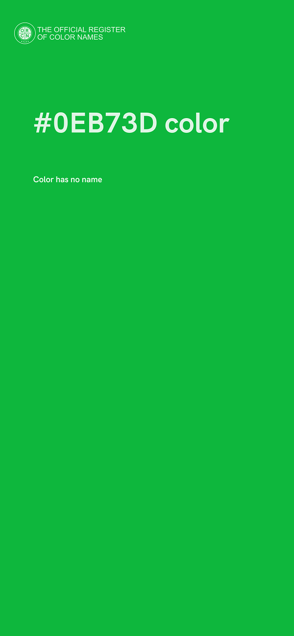 #0EB73D color image