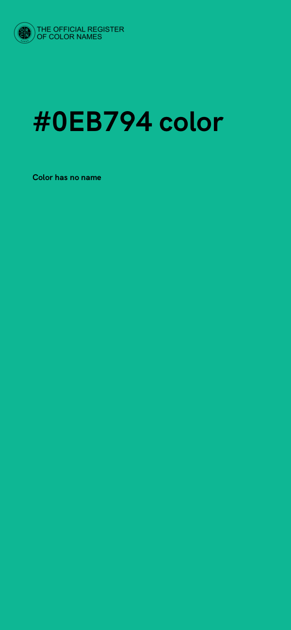 #0EB794 color image