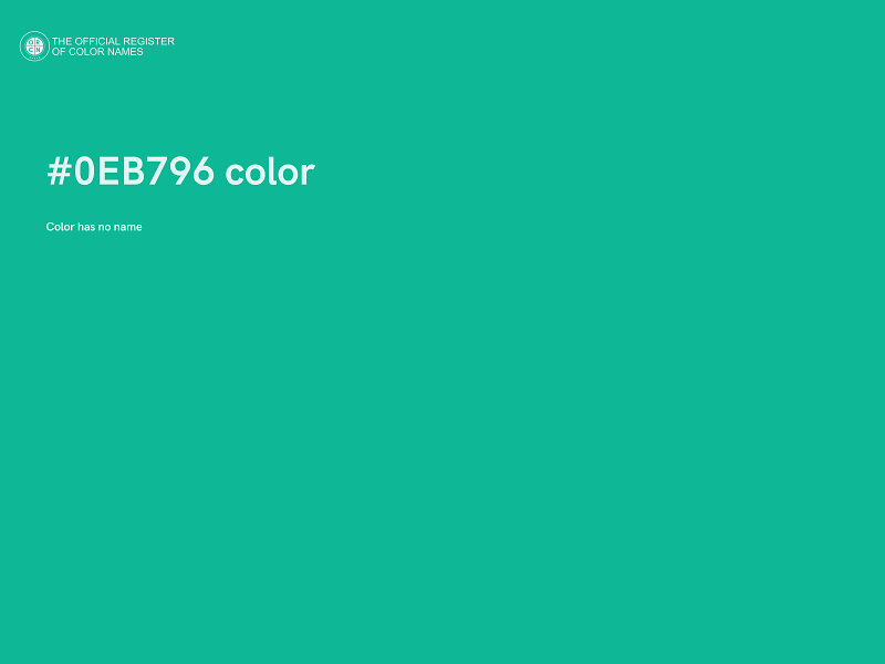 #0EB796 color image