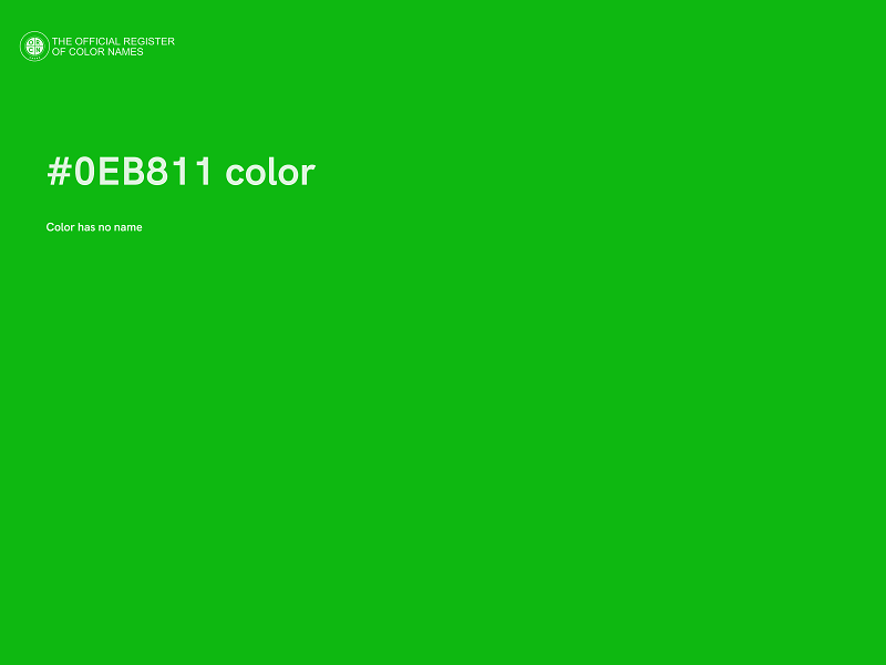 #0EB811 color image