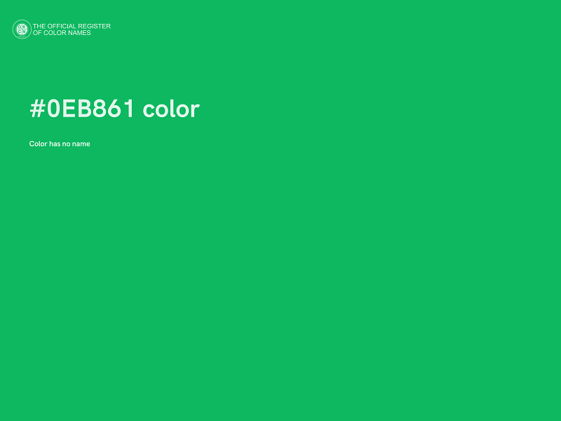 #0EB861 color image