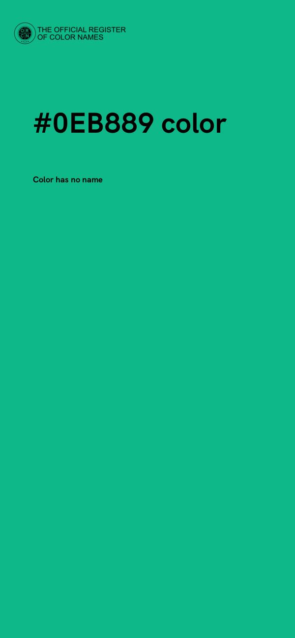 #0EB889 color image