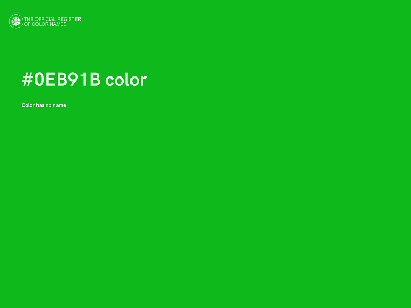 #0EB91B color image